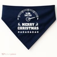 Shitters Full Christmas USA-Made Doggie Bandana thumb 0
