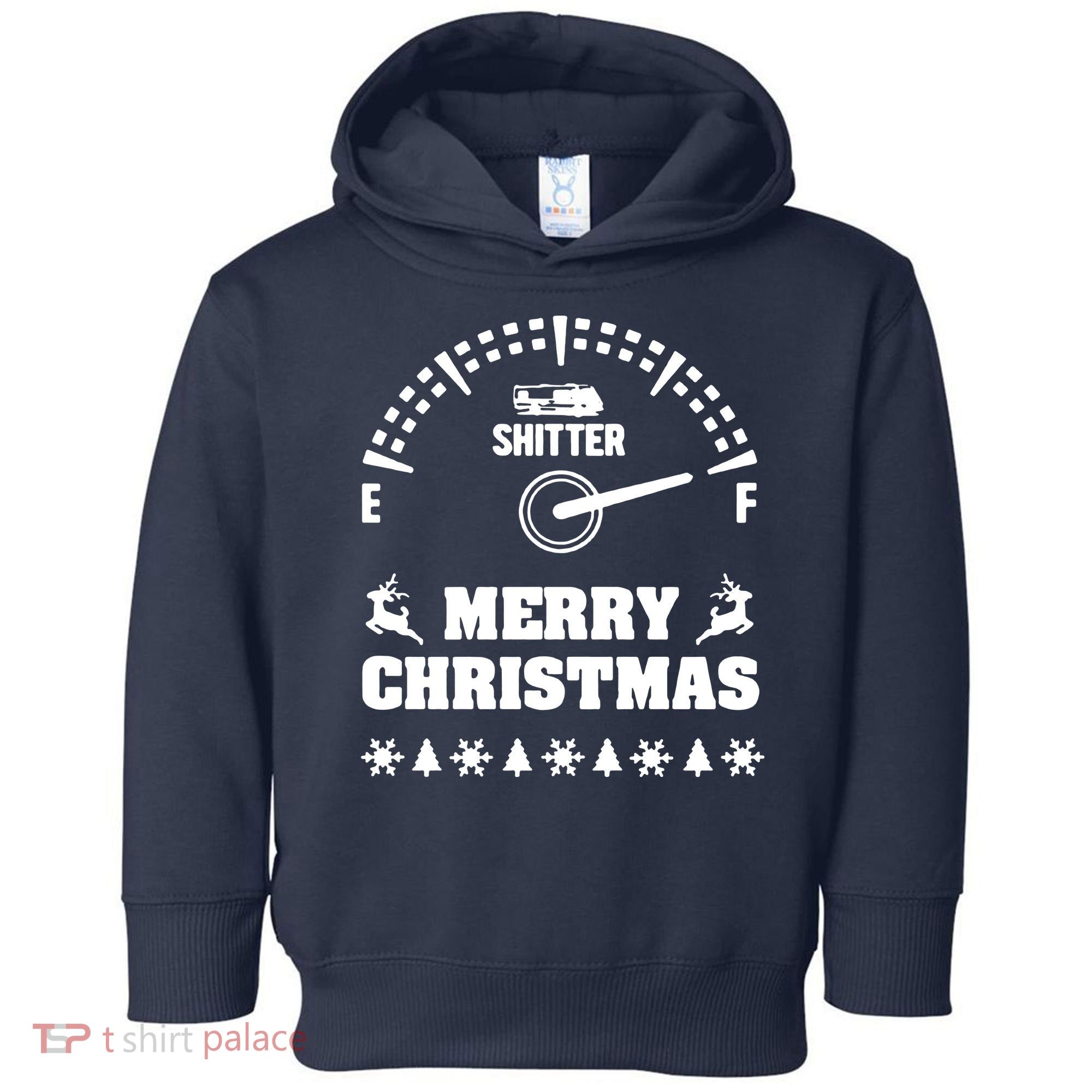 Shitters Full Christmas Toddler Hoodie
