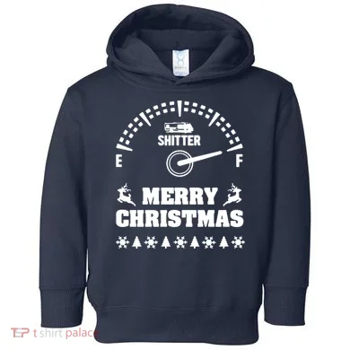 Shitters Full Christmas Toddler Hoodie