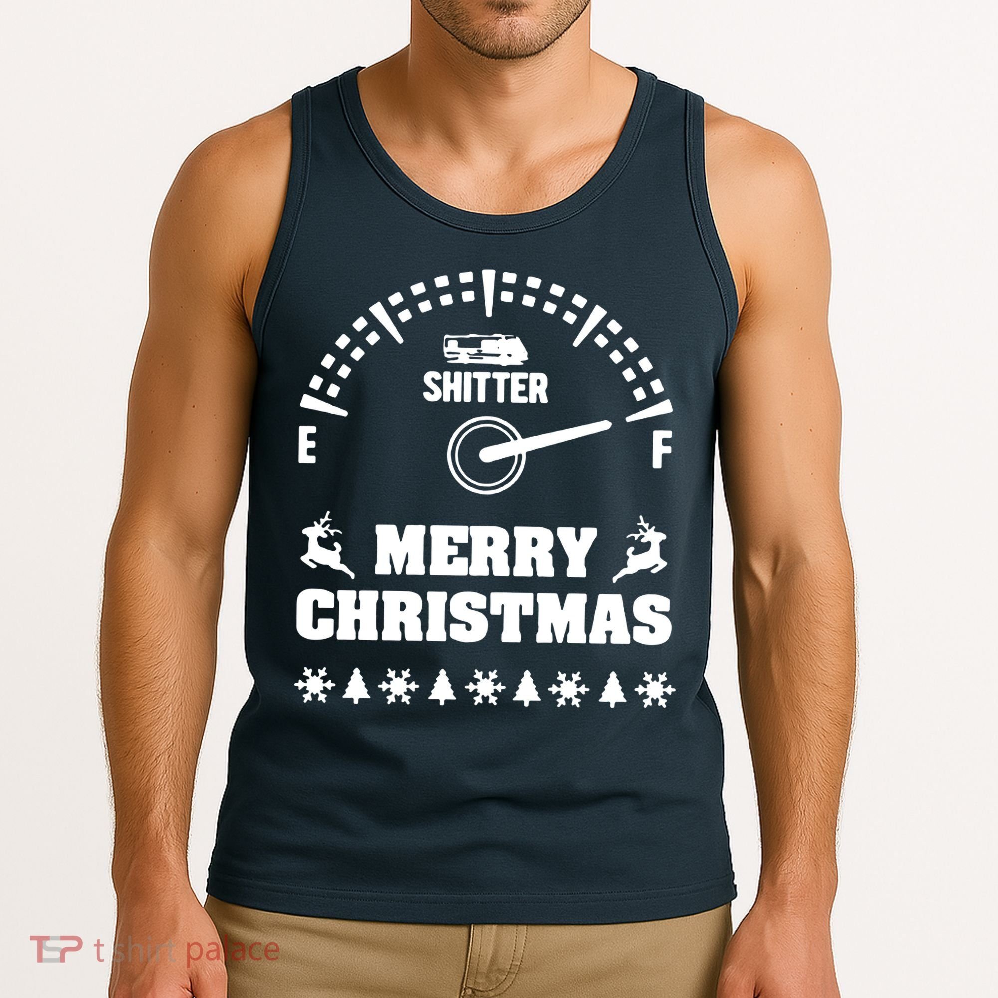 Shitters Full Christmas Tank Top