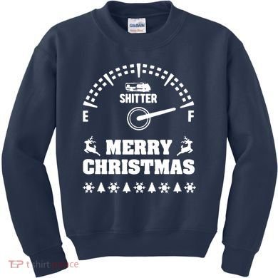 Shitters Full Christmas Kids Sweatshirt