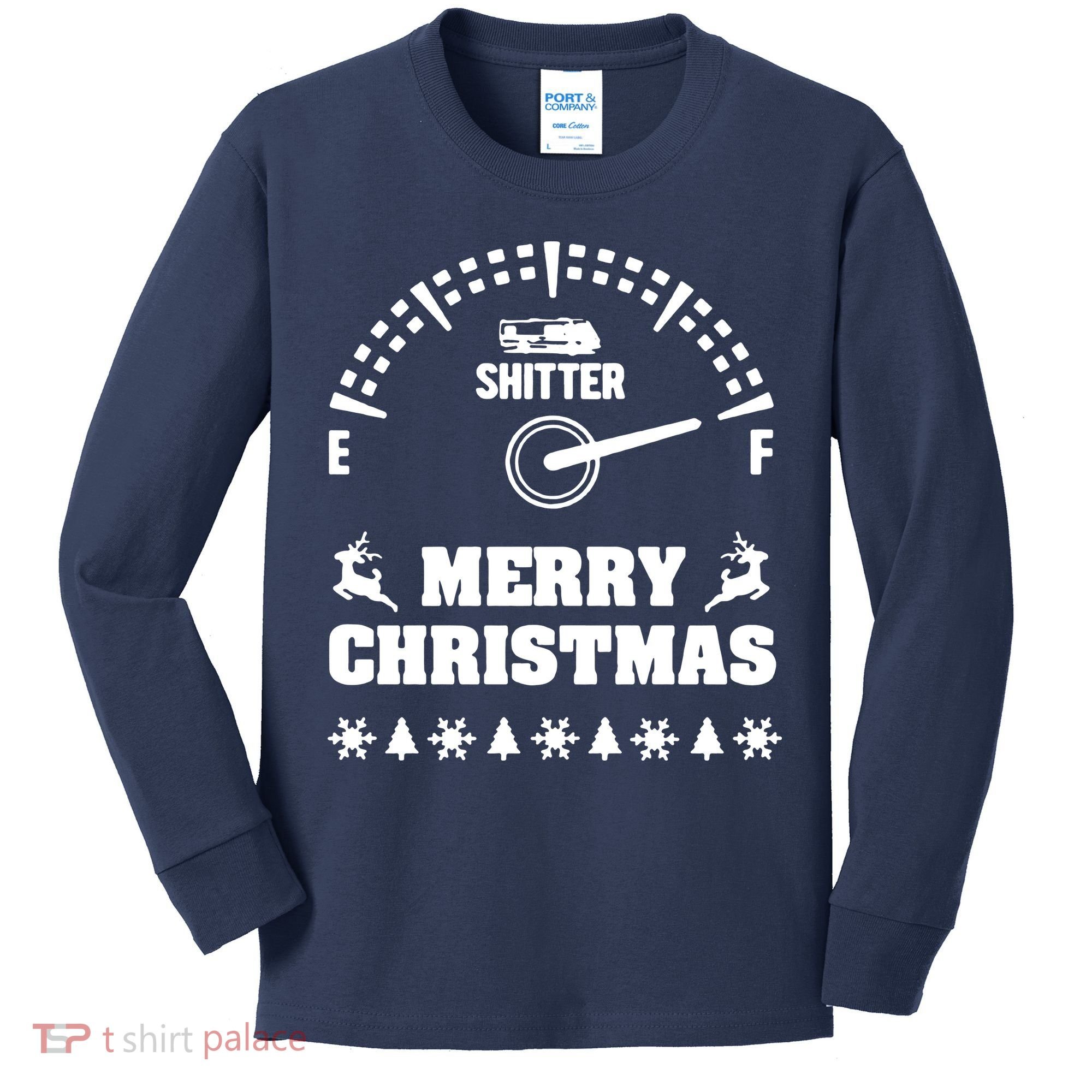 Shitters Full Christmas Kids Long Sleeve Shirt