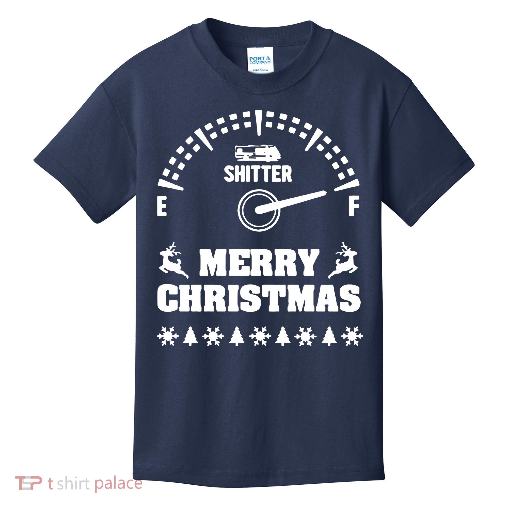 Shitters Full Christmas Kids T-Shirt