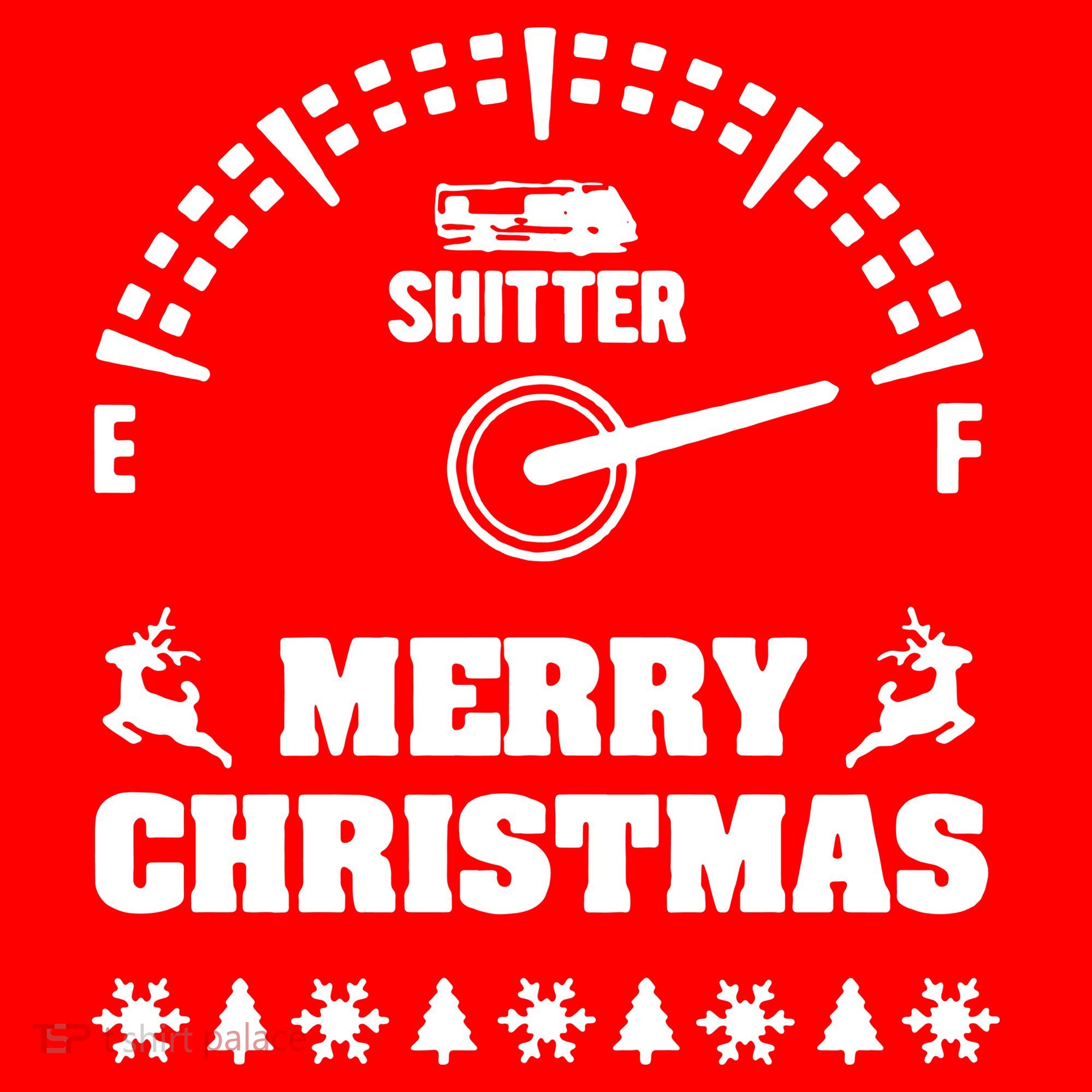 Shitters Full Christmas Santa Hat