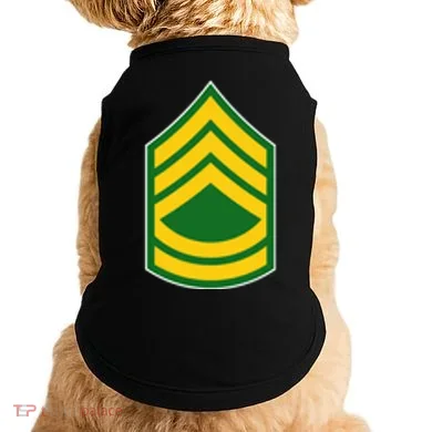 Sergeant First Class Military Badge Doggie Tank