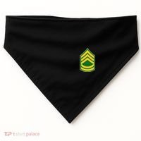 Sergeant First Class Military Badge USA-Made Doggie Bandana thumb 0
