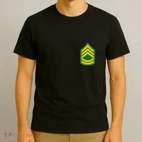 Sergeant First Class Military Badge T-Shirt thumb 3