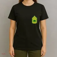 Sergeant First Class Military Badge T-Shirt thumb 4