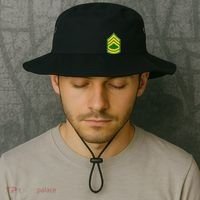 Sergeant First Class Military Badge Bucket Hat thumb 2