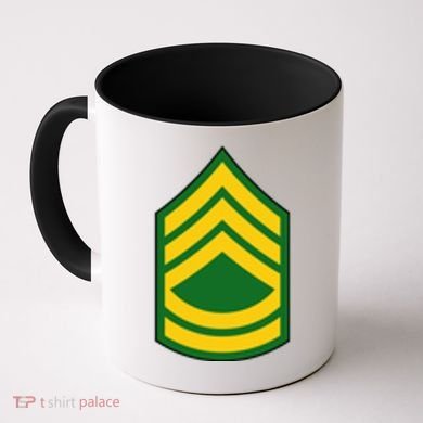 Sergeant First Class Military Badge Coffee Mug