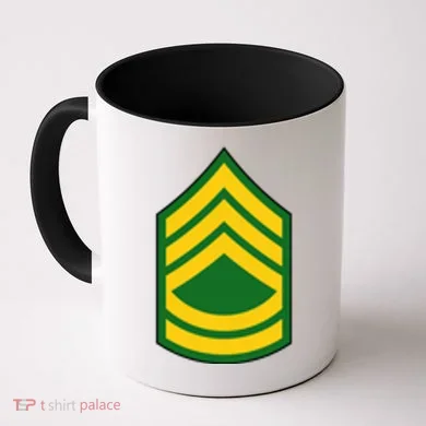 Sergeant First Class Military Badge Coffee Mug