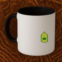 Sergeant First Class Military Badge Coffee Mug thumb 2