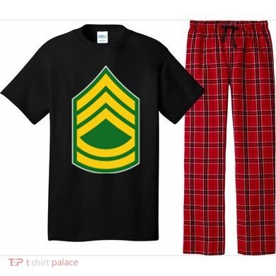 Sergeant First Class Military Badge Pajama Set
