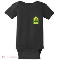Sergeant First Class Military Badge Baby Bodysuit thumb 0