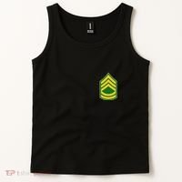 Sergeant First Class Military Badge Tank Top thumb 2