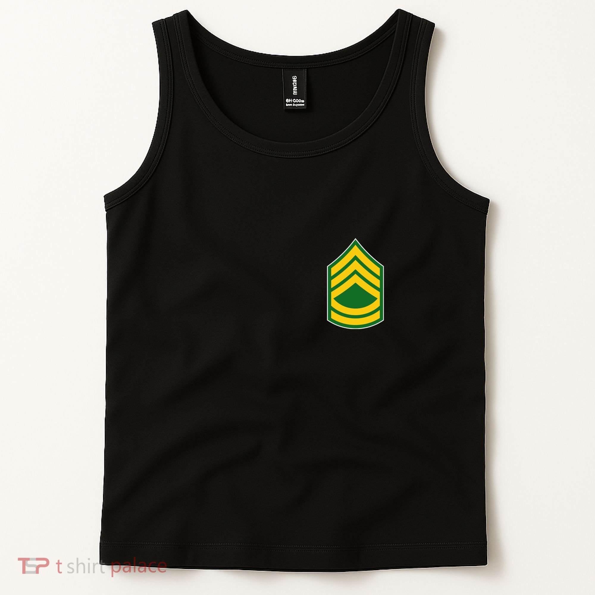 Sergeant First Class Military Badge Tank Top