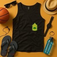 Sergeant First Class Military Badge Tank Top thumb 4