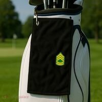 Sergeant First Class Military Badge Golf Towel thumb 2