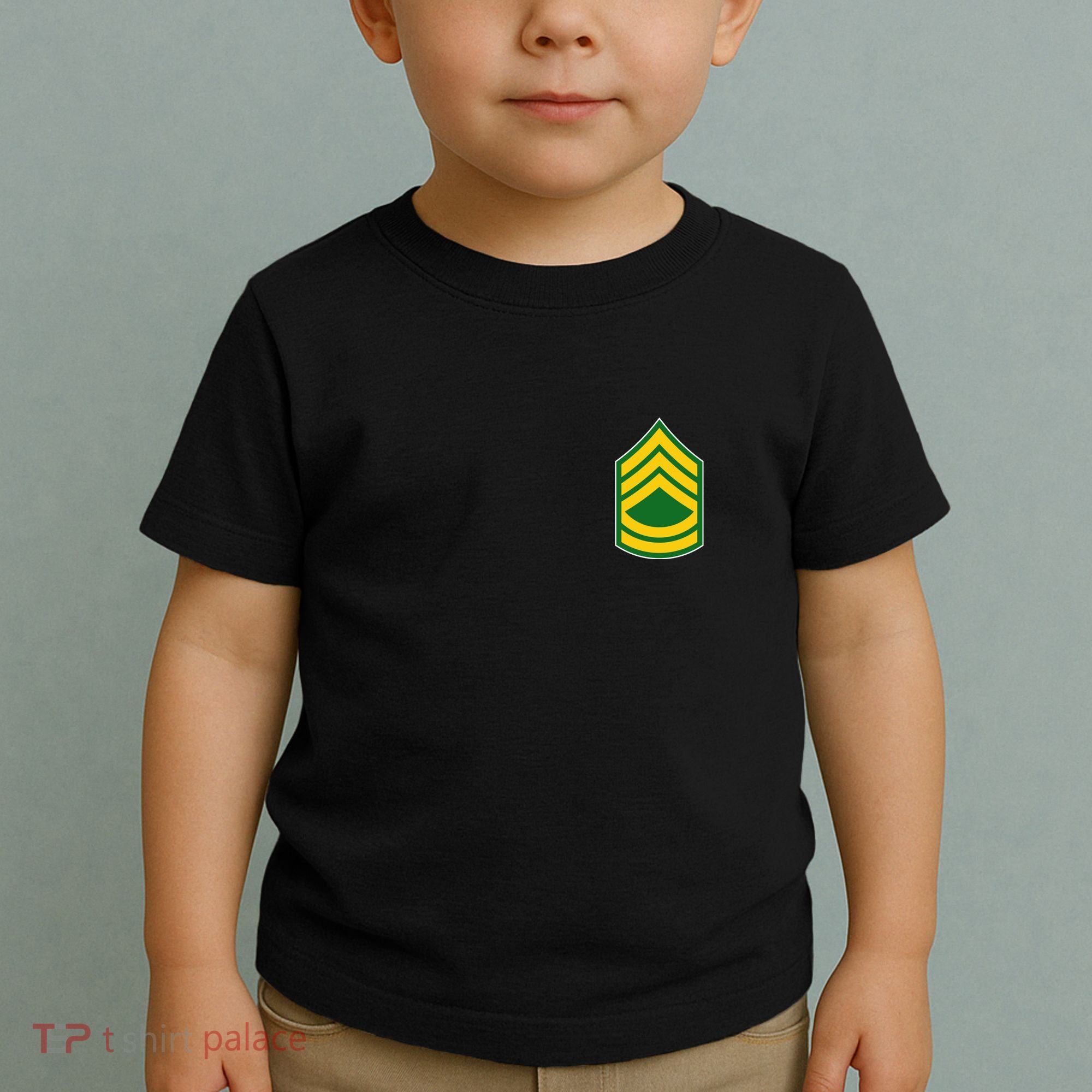 Sergeant First Class Military Badge Toddler T-Shirt