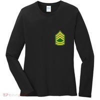 Sergeant First Class Military Badge Women's Long Sleeve Shirt thumb 0