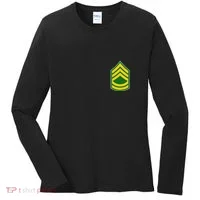 Sergeant First Class Military Badge Women's Long Sleeve Shirt thumb 0