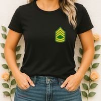 Sergeant First Class Military Badge Women's T-Shirt thumb 2