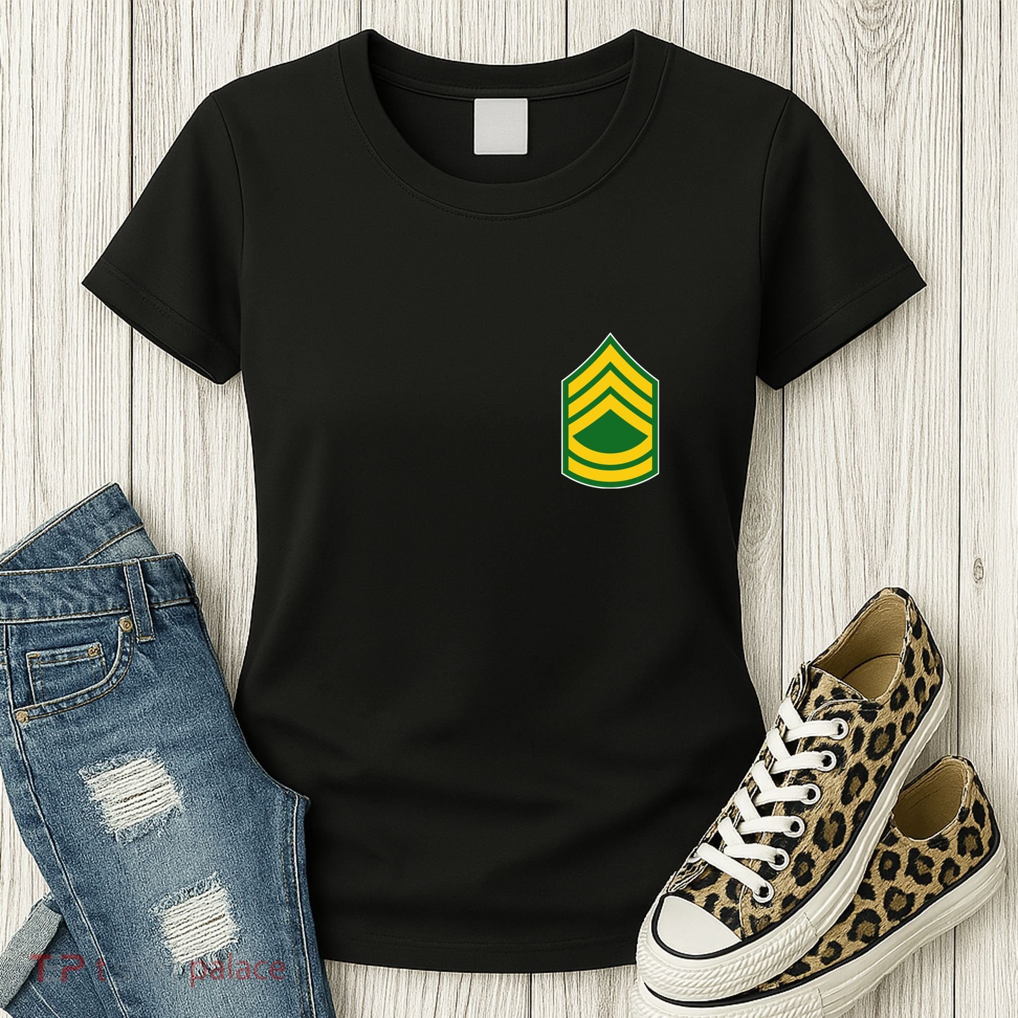 Sergeant First Class Military Badge Women's T-Shirt