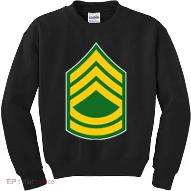 Sergeant First Class Military Badge Kids Sweatshirt