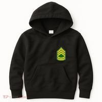 Sergeant First Class Military Badge Kids Hoodie thumb 0