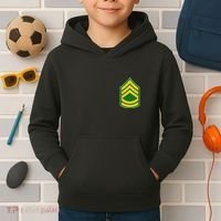 Sergeant First Class Military Badge Kids Hoodie thumb 2