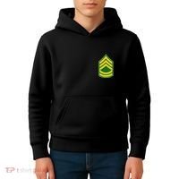 Sergeant First Class Military Badge Kids Hoodie thumb 4