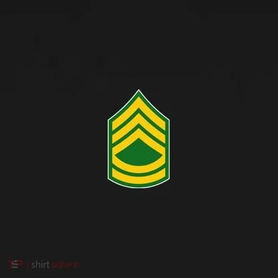 Sergeant First Class Military Badge Full Zip Hoodie