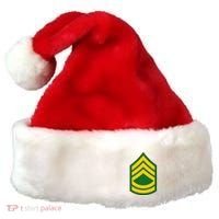 Sergeant First Class Military Badge Santa Hat thumb 0