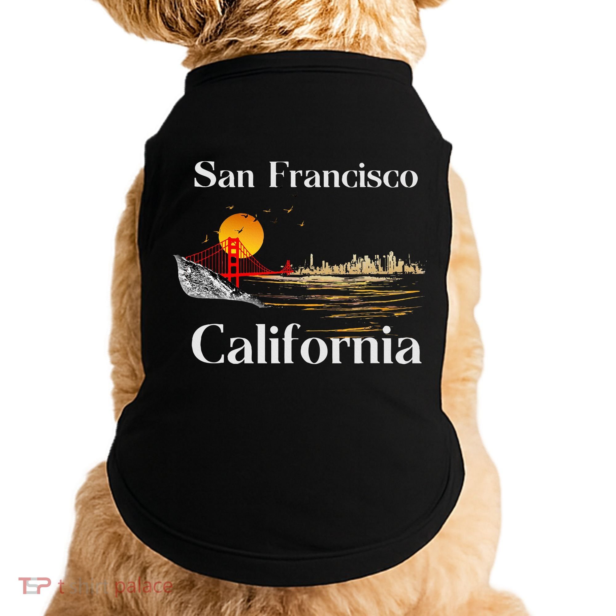 San Francisco California Cityscape Doggie Tank