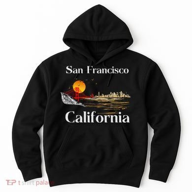 San Francisco California Cityscape Hoodie