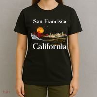 San Francisco California Cityscape T-Shirt thumb 4