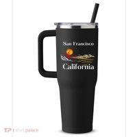 San Francisco California Cityscape 40oz Vacuum Insulated Stainless Steel Travel Tumbler thumb 2