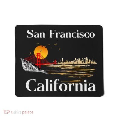 San Francisco California Cityscape Mousepad