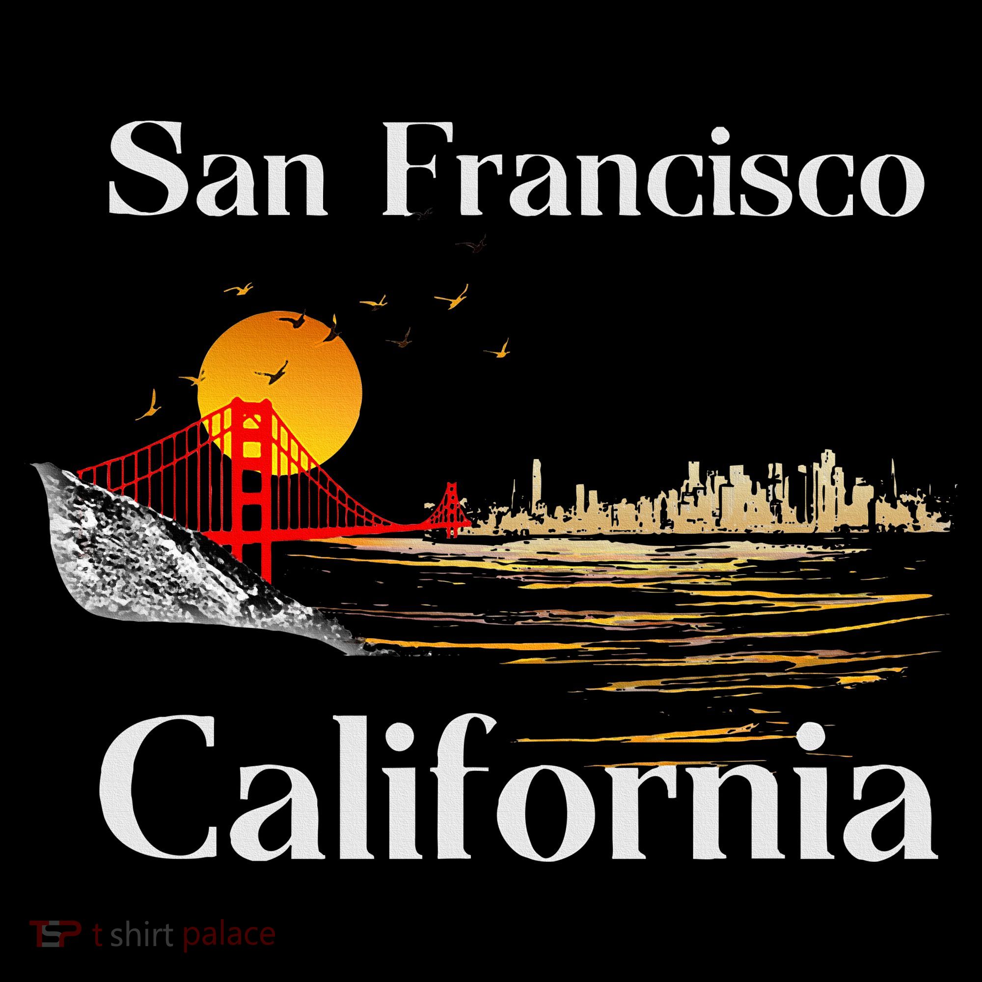 San Francisco California Cityscape Mousepad