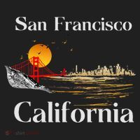 San Francisco California Cityscape Hat thumb 2