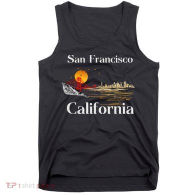 San Francisco California Cityscape Tank Top