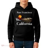 San Francisco California Cityscape Kids Hoodie thumb 4