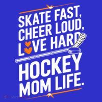 Skate Fast Cheer Loud Love Hard Hockey Mom Life Gift Women's Tank Top thumb 5