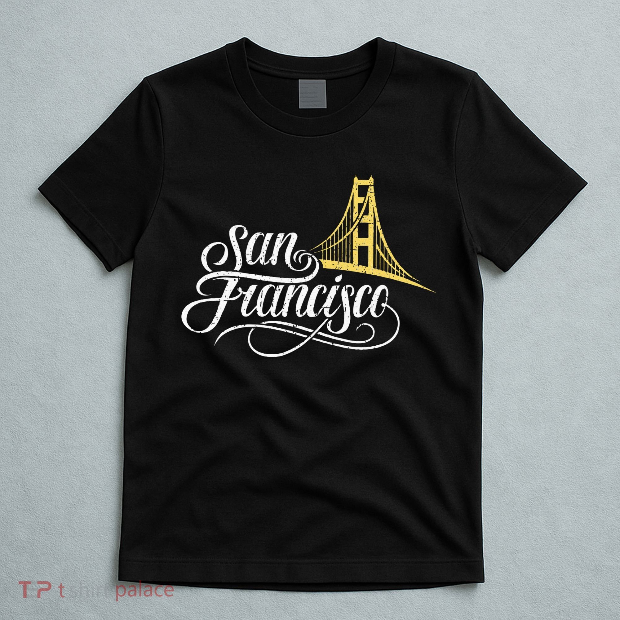 San Francisco California Golden Gate Bridge Vintage T-Shirt
