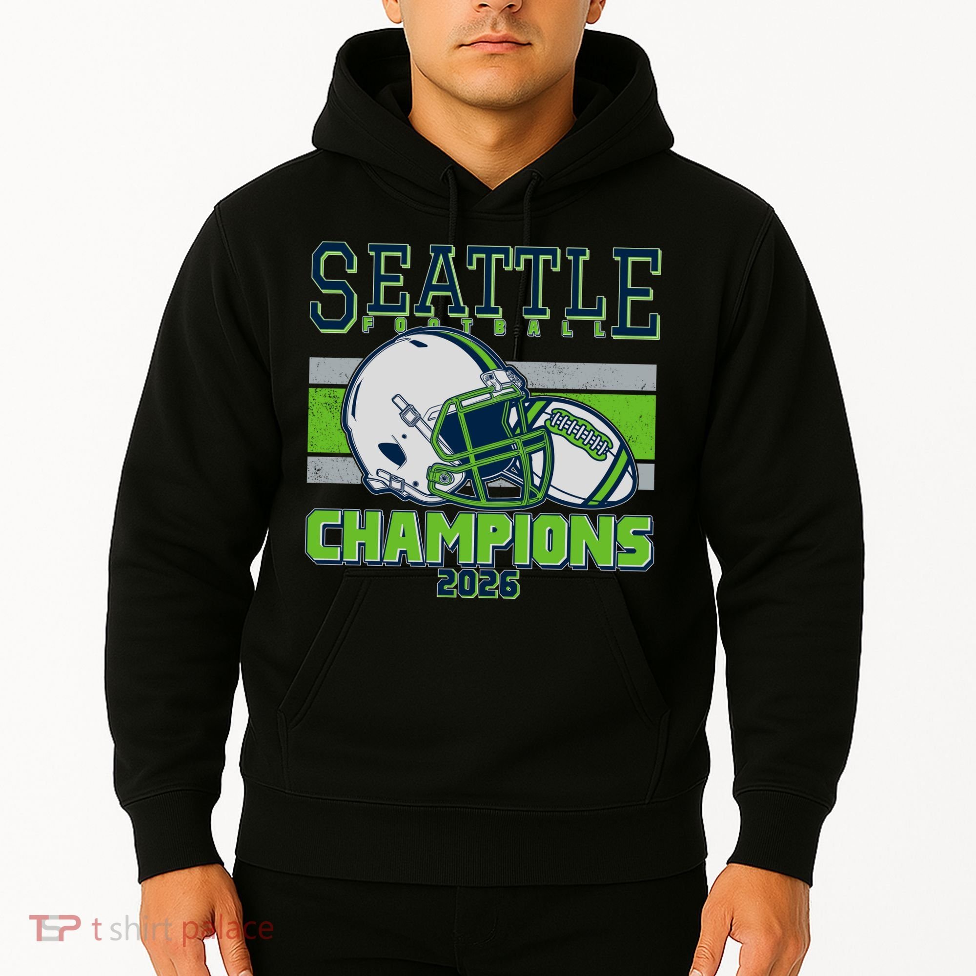 Seattle Football Champions 2026 Hoodie