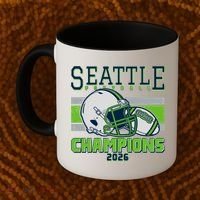 Seattle Football Champions 2026 Coffee Mug thumb 2