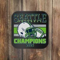 Seattle Football Champions 2026 Coaster thumb 0