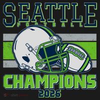 Seattle Football Champions 2026 Toddler Hoodie thumb 2