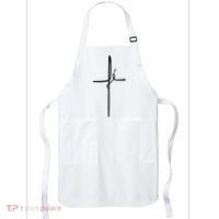 Simple Faith Cross In Portuguese Camiseta Fe Apron thumb 0
