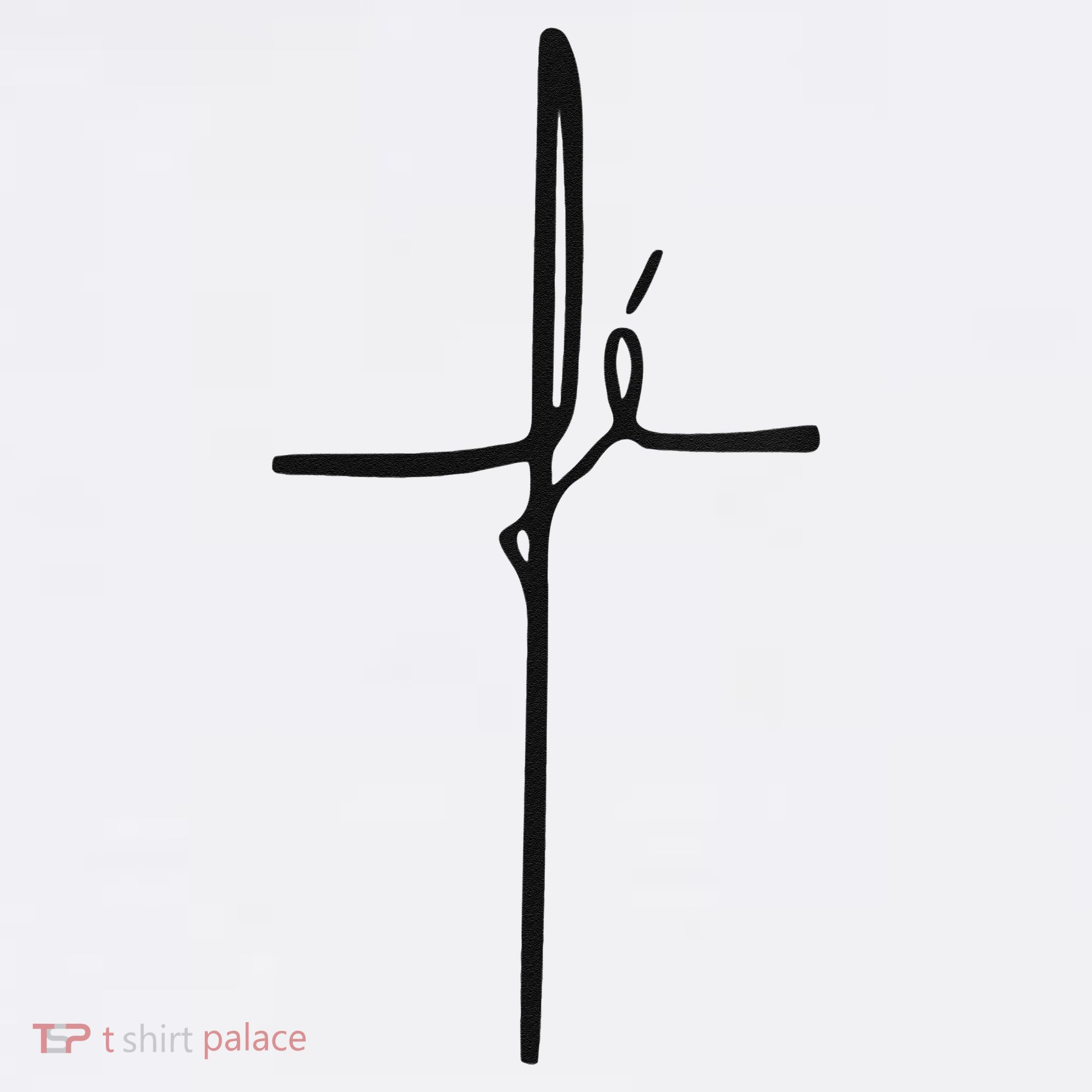 Simple Faith Cross In Portuguese Camiseta Fe Women's Hoodie
